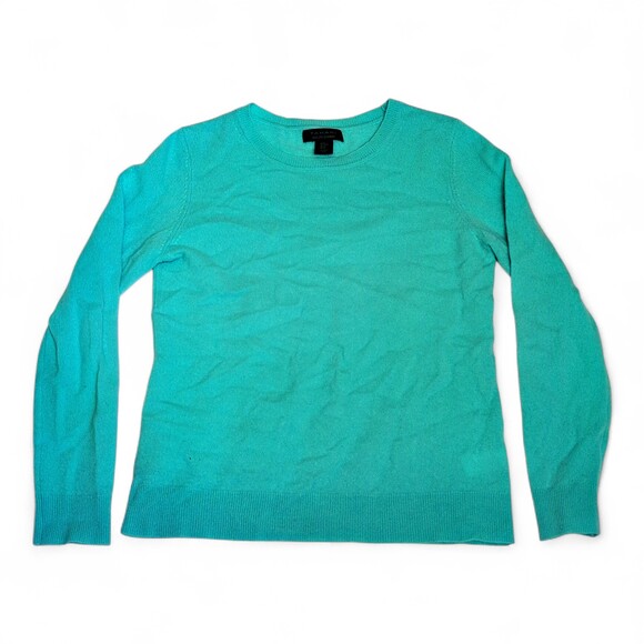 Tahari Sweaters - Tahari Blue 100% Cashmere Crewneck Sweater, M